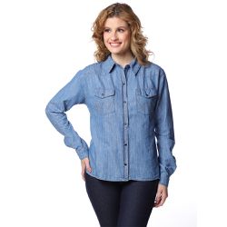 CAMISA JEANS FEMINA WRANGLER - WF7504 - BHCOUNTRY