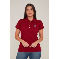 BLUSA POLO TXC FEMININA BORDO - 27096 - BHCOUNTRY