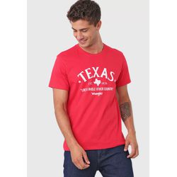 CAMISETA MASCULINA WRANGLER VERMELHA