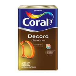 CORAL DECORA ACRILICO PREMIUM DIAMANTE BRANCO 18L - Biadola Tintas