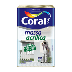 CORAL MASSA ACRILICA BRANCO 25KG - Biadola Tintas