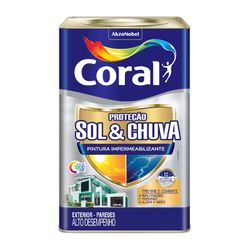 CORAL PROTECAO SOL & CHUVA PINTURA IMPERMEABILIZAN... - Biadola Tintas