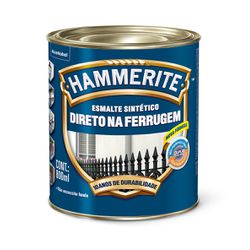 HAMMERITE BRILHANTE BRANCO 0,800ML - Biadola Tintas