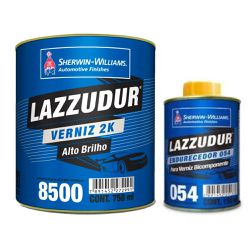 LAZZURIL VERNIZ PU 8500 + CATALISADOR 900ML - Biadola Tintas