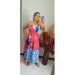 VESTIDO BAHAMAS COLORIDO - 1171 - Biavic Boutique