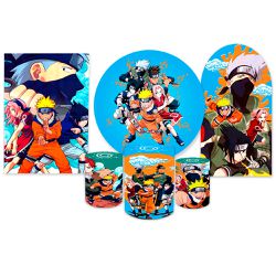 Kit Completo Naruto Azul - Loja | Bibi Painéis
