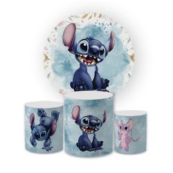 Kit Capa Painel Redondo + Trio Cilindros Decoração... - Loja | Bibi Painéis