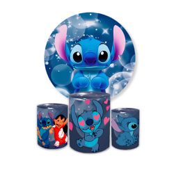 Kit Capa Painel Redondo + Trio Cilindros Decoração... - Loja | Bibi Painéis