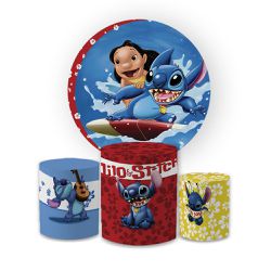 Kit Capa Painel Redondo + Trio Cilindros Decoração... - Loja | Bibi Painéis