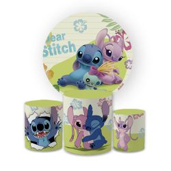 Kit Capa Painel Redondo + Trio Cilindros Decoração... - Loja | Bibi Painéis