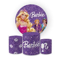 Kit Capa Painel Redondo + Trio Cilindros Decoração... - Loja | Bibi Painéis