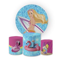 Kit Capa Painel Redondo + Trio Cilindros Decoração... - Loja | Bibi Painéis