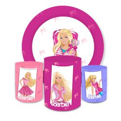 Kit Capa Painel Redondo + Trio Cilindros Decoração... - Loja | Bibi Painéis