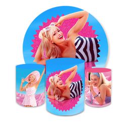 Kit Capa Painel Redondo + Trio Cilindros Decoração... - Loja | Bibi Painéis