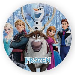 Painel Redondo Decorativo Frozen - Loja | Bibi Painéis