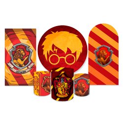 Kit Capa Painel Completo Decoração Festa Tema Harr... - Loja | Bibi Painéis