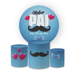 Kit Capa Painel Redondo + Trio Cilindros Decoração... - Loja | Bibi Painéis