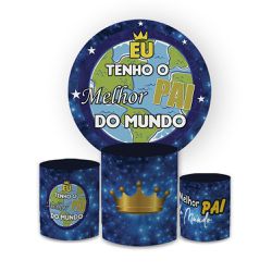 Kit Capa Painel Redondo + Trio Cilindros Decoração... - Loja | Bibi Painéis