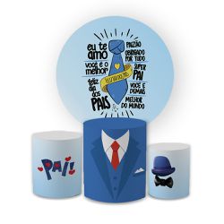 Kit Capa Painel Redondo + Trio Cilindros Decoração... - Loja | Bibi Painéis