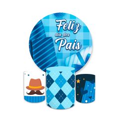 Kit Capa Painel Redondo + Trio Cilindros Decoração... - Loja | Bibi Painéis