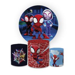 Kit Capa Painel Redondo + Trio Cilindros Decoração... - Loja | Bibi Painéis