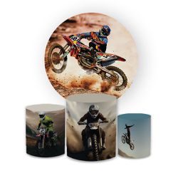 Kit Capa Painel Redondo + Trio Cilindros Decoração... - Loja | Bibi Painéis