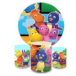 Kit Capa Painel + Trio Cilindros Backyardigans 01 - Loja | Bibi Painéis