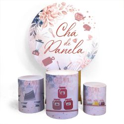 Kit Capa Painel + Trio Cilindros Chá De Casa Nova ... - Loja | Bibi Painéis