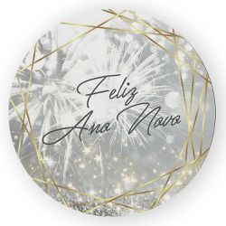 Capa Painel Redondo Decorativo Tema Ano Novo Data ... - Loja | Bibi Painéis