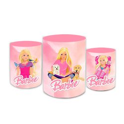Trio Capas de Cilindros Sublimados Decorativo Tema... - Loja | Bibi Painéis