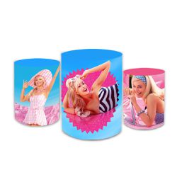 Trio Capas de Cilindros Sublimados Decorativo Tema... - Loja | Bibi Painéis