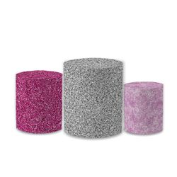 Trio Capas de Cilindros Sublimados Decorativo Tema... - Loja | Bibi Painéis