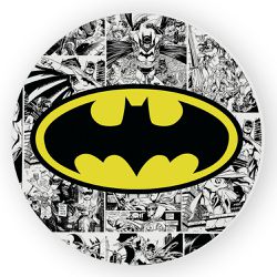 Capa Painel Redondo Decorativo Tema Batman Herói D... - Loja | Bibi Painéis