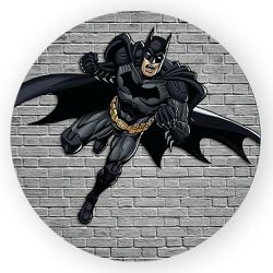 Capa Painel Redondo Decorativo Tema Batman Herói D... - Loja | Bibi Painéis