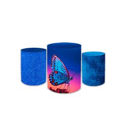 Trio Capas de Cilindros Sublimados Decorativo Tema... - Loja | Bibi Painéis
