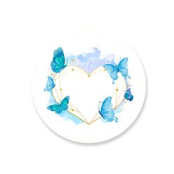 Capa Painel Redondo Decorativo Tema Borboleta Deco... - Loja | Bibi Painéis