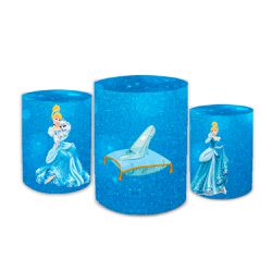 Trio Capas de Cilindros Sublimados Decorativo Tema... - Loja | Bibi Painéis