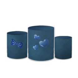 Trio Capas de Cilindros Sublimados Decorativo Tema... - Loja | Bibi Painéis