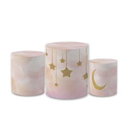 Trio Capas de Cilindros Sublimados Decorativo Tema... - Loja | Bibi Painéis