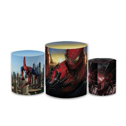 Trio Capas de Cilindros Sublimados Decorativo Tema... - Loja | Bibi Painéis