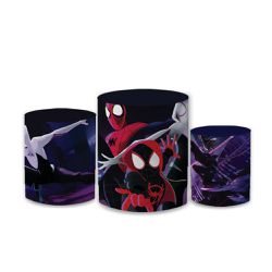 Trio Capas de Cilindros Sublimados Decorativo Tema... - Loja | Bibi Painéis