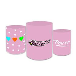 Trio Capas de Cilindros Sublimados Decorativo Tema... - Loja | Bibi Painéis