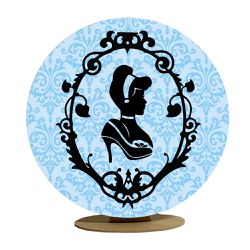 Capa Mini Painel Redondo 50x50cm Decorativo Tema C... - Loja | Bibi Painéis