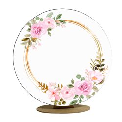 Capa Mini Painel Redondo 50x50cm Decorativo Tema F... - Loja | Bibi Painéis
