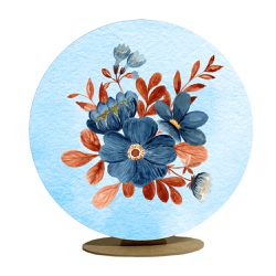 Capa Mini Painel Redondo 50x50cm Decorativo Tema F... - Loja | Bibi Painéis