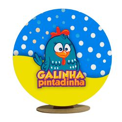 Capa Mini Painel Redondo 50x50cm Decorativo Tema G... - Loja | Bibi Painéis