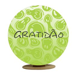 Capa Mini Painel Redondo 50x50cm Decorativo Tema G... - Loja | Bibi Painéis