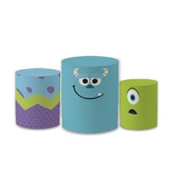 Trio Capas de Cilindros Sublimados Decorativo Tema... - Loja | Bibi Painéis