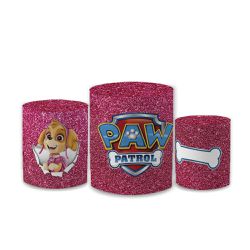 Trio Capas de Cilindros Sublimados Decorativo Tema... - Loja | Bibi Painéis