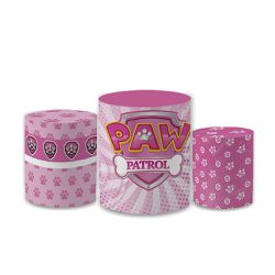 Trio Capas de Cilindros Sublimados Decorativo Tema... - Loja | Bibi Painéis